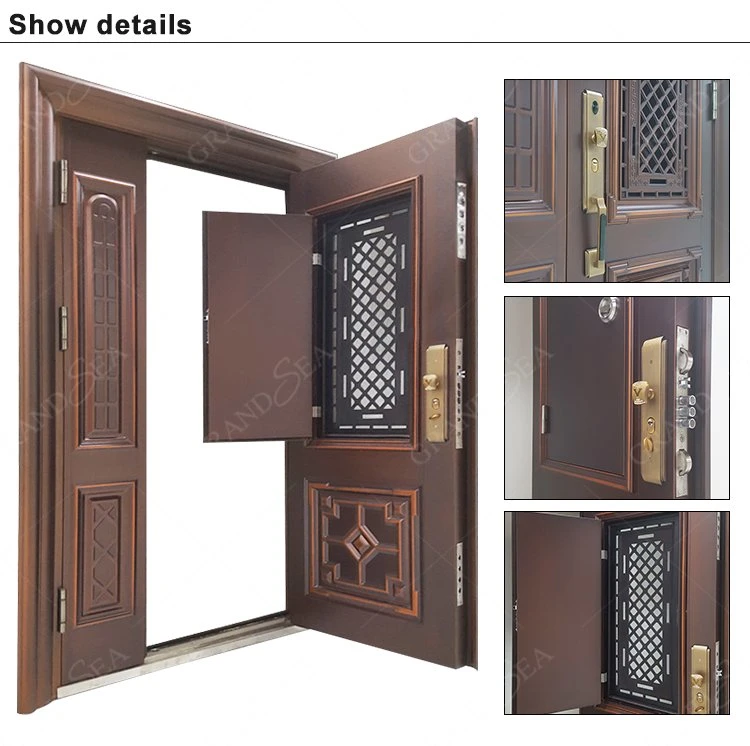 Steel Security Door Main Entry Entrance Front Doors Design for Residentialy Exterior Others Door for Houses