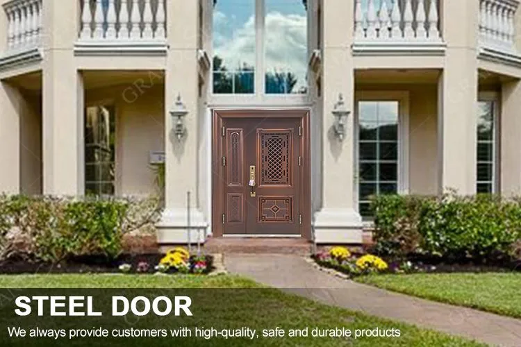 Steel Security Door Main Entry Entrance Front Doors Design for Residentialy Exterior Others Door for Houses